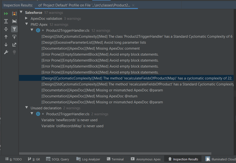 PMD Apex with IntelliJ IDEA