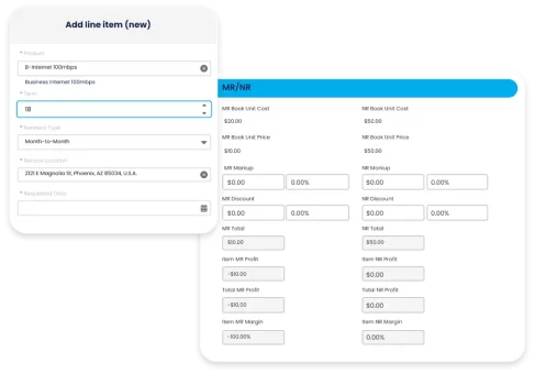 Quote markups, discounts profit and margin